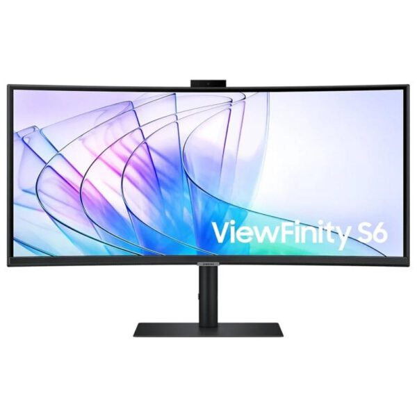 *Monitor samsung 34 pulgadas viewfinity s6 ls34c652vauxen - webcam -  uwqhd - curvo