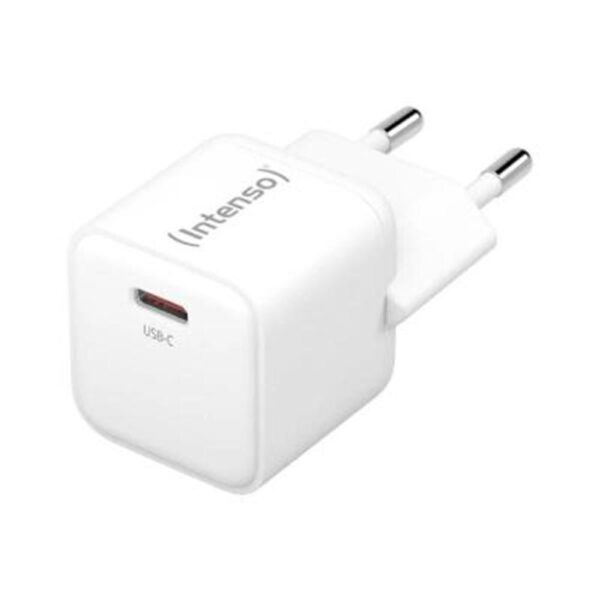 *Cargador pared intenso gan w30c usb tipo c blanco + cable lightning
