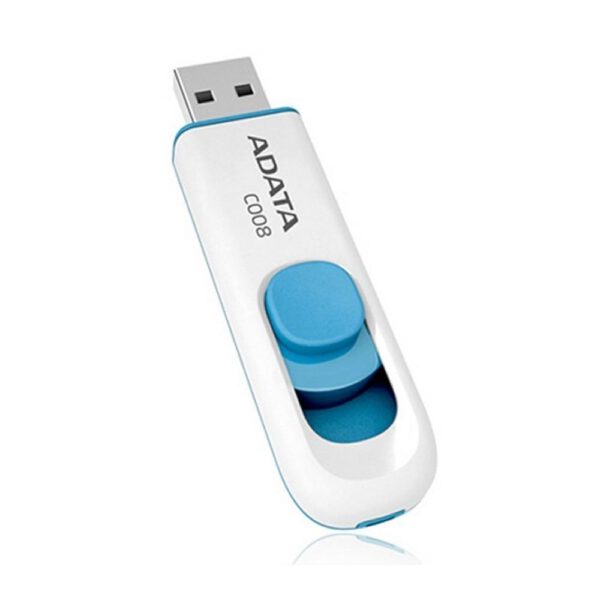 *Memoria usb 2.0 adata c008 64gb blanco - azul