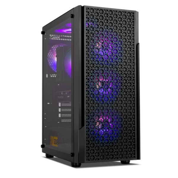 *Caja ordenador gaming nox infinity beta airflow itx argb cristal templado negra