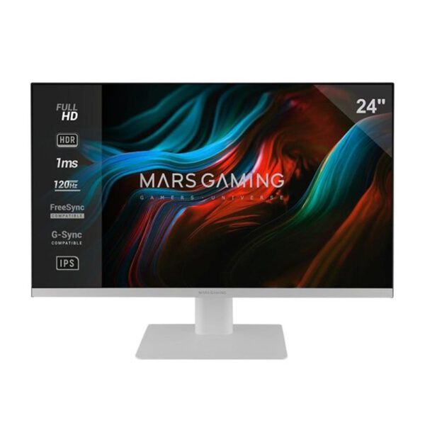 *Monitor mars gaming mv24w 24 pulgadas fhd 120hz