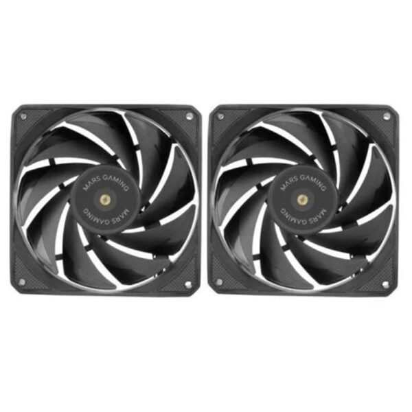 *Ventilador caja mars gaming mf - nc 2 x 120mm negro