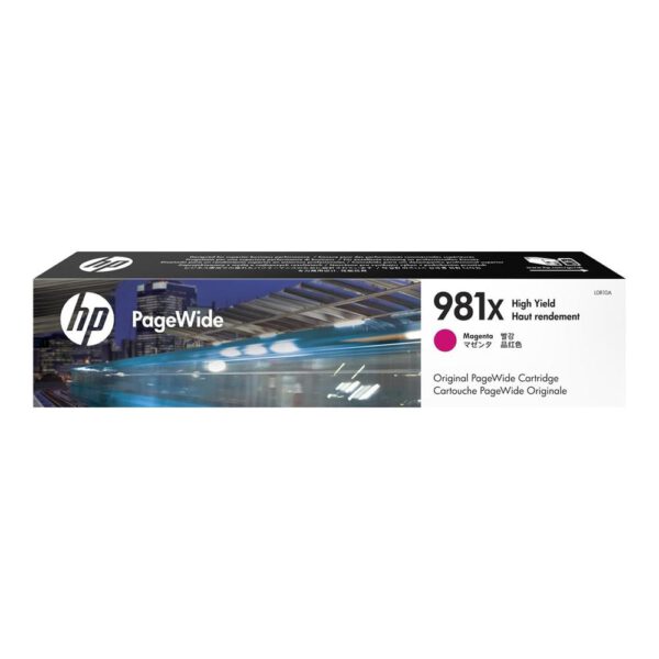 *Cartucho hp pagewide enterprise 981x  color 556 - mfp 586 alta capacidad magenta