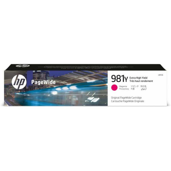*Cartucho tinta hp pagewide 981y magenta