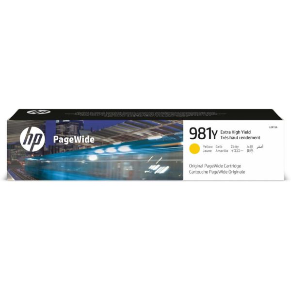 *Cartucho tinta hp pagewide 981y amarillo