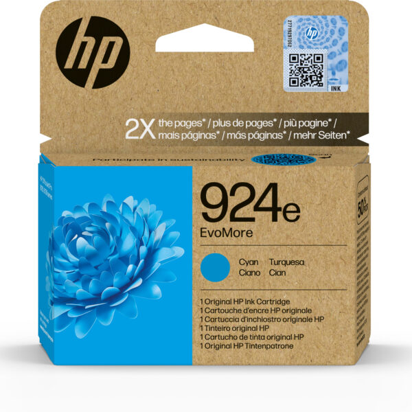 *Cartucho tinta hp 924e cian officejet pro 8120 - 8130