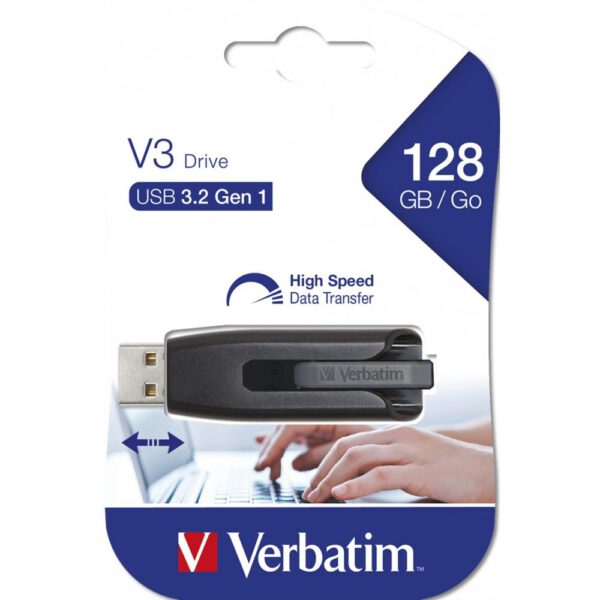 *Memoria usb 3.2 verbatim storengo 128gb negro