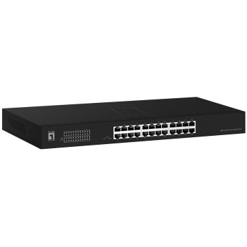 *Switch no gestionable level one geu - 2431 24 puertos gigabit rack 19 pulgadas
