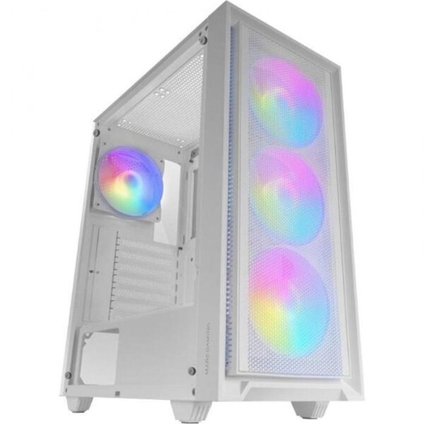 *Caja ordenador mars gaming mc - air atx frgb cristal templado blanco