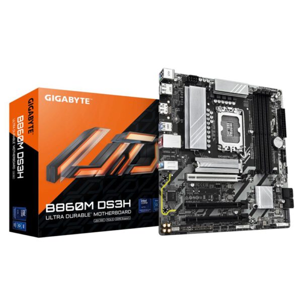 *Placa base gigabyte b860m ds3h atx -  4x ddr5 - lga1851