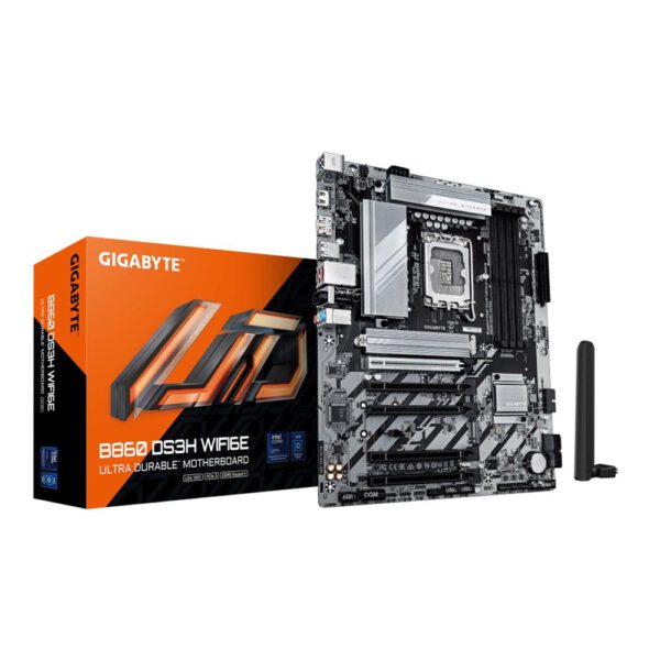 *Placa base gigabyte b860 ds3h wifi6e atx -  4x ddr5 - lga1851
