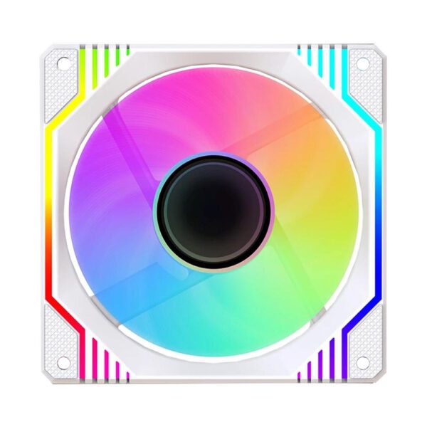 *Ventilador caja keep out xfc - 120drmw argb 120mm blanco