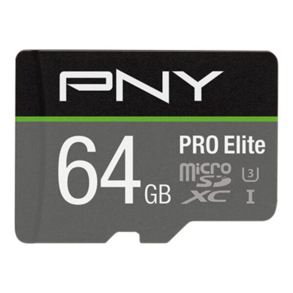 *Tarjeta memoria micro sd pny 64gb elite uhs - i c10 microsdxc