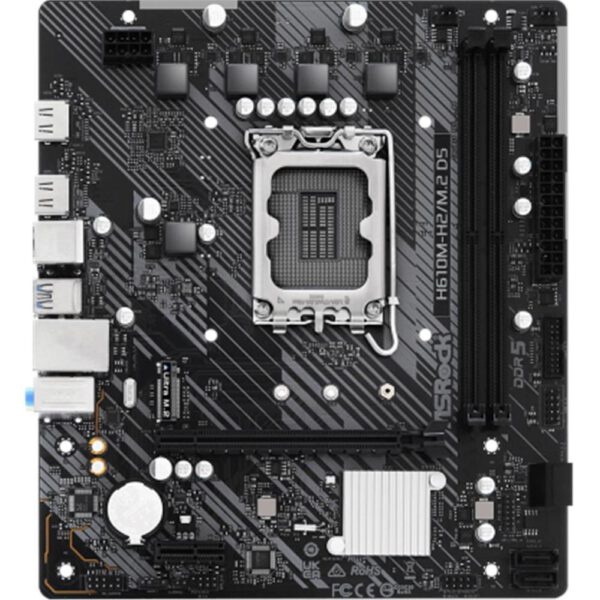 *Placa base asrock  h610m - h2 - m2 matx -  2x ddr5 -  lga 1700