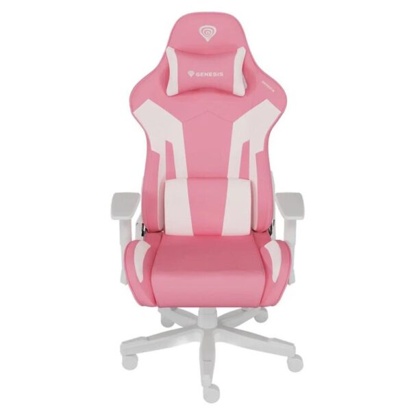 *Silla gaming genesis nitro 710 gaslift 4 150kg rosa - blanco