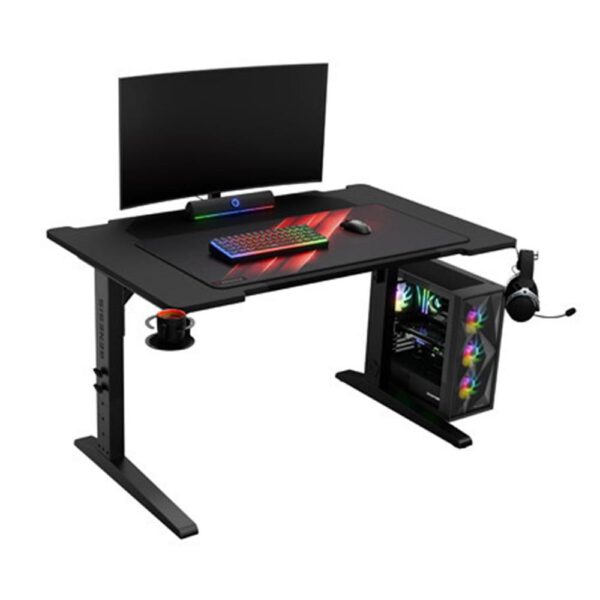 *Mesa gaming genesis holm modular 120 rgb negro 120x75 cm
