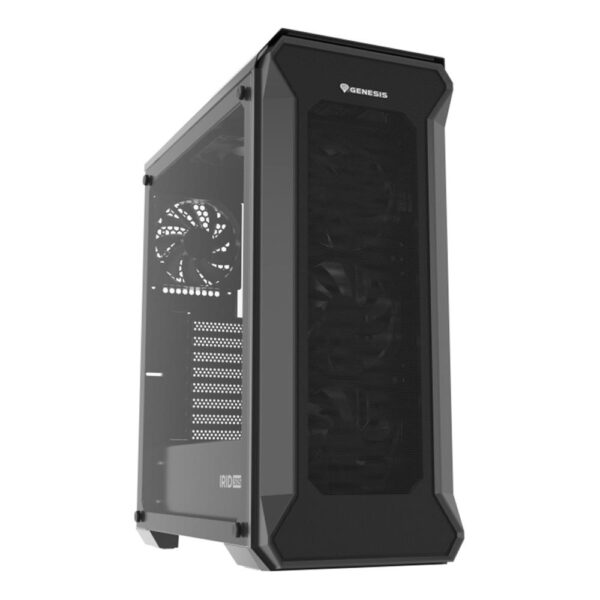 *Caja ordenador gaming genesis irid 505f atx cristal templado negra
