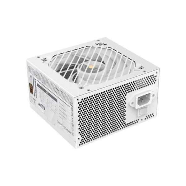 *Fuente de alimentacion mars gaming 650w mpb650siw extreme silence 80 plus bronze blanco