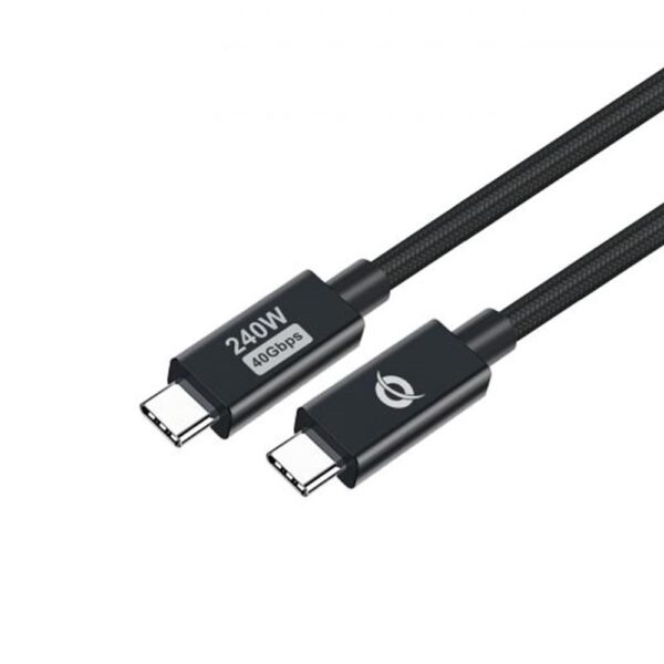 *Cable usb - c conceptronic  macho -  macho 2m usb 4.0 gen 3 240w 48v 5a 40gbps e - mark
