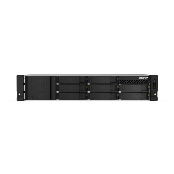 *Servidor nas qnap ts - 873aeu - rp - 4g 8 bahias 2u rack 4gb gigabit ethernet
