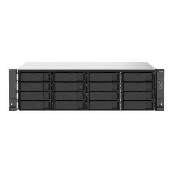 *Servidor nas qnap ts - 1673au - rp - 16g 16 bahias 3u rack 16gb gigabit ethernet