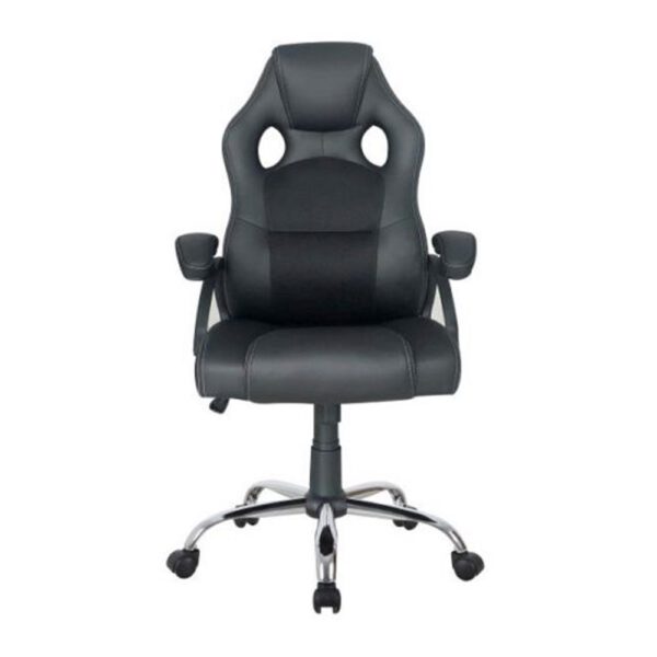 *Silla de oficina equip 651016 negra respaldo acolchado ergonomica