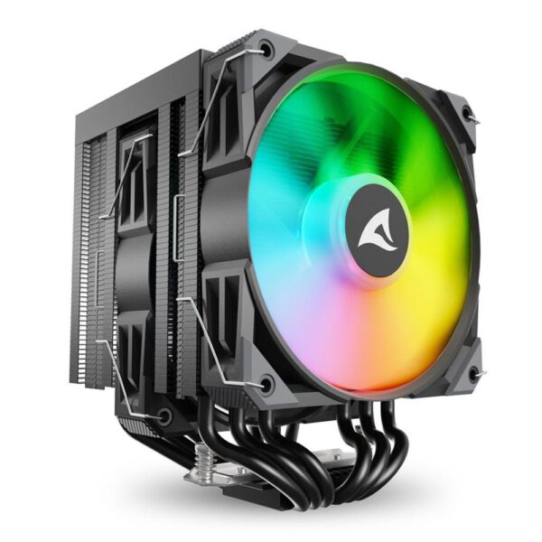 *Ventilador cpu sharkoon a60 rgb 120mm negro