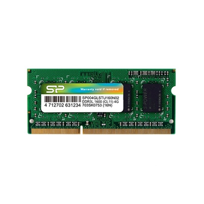 *Memoria ram ddr3l 4gb silicon power sodimm 1600 mhz.