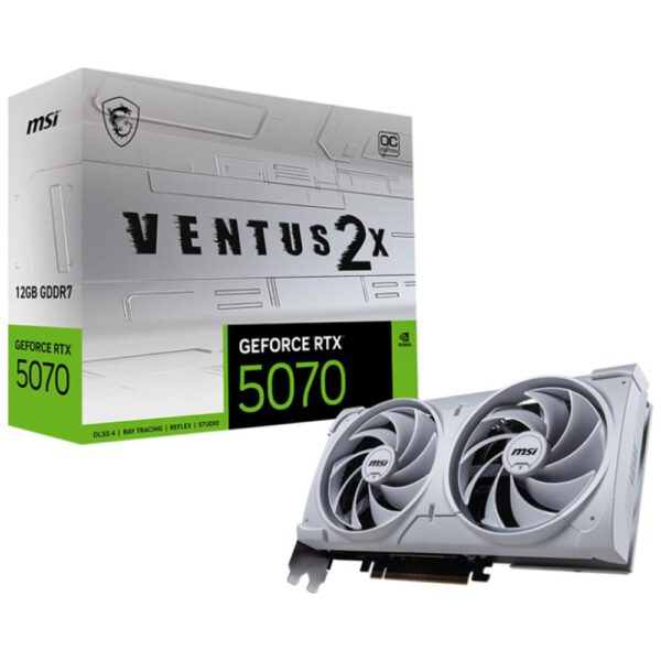 *Tarjeta grafica msi rtx 5070 12gb ventus 2x oc white