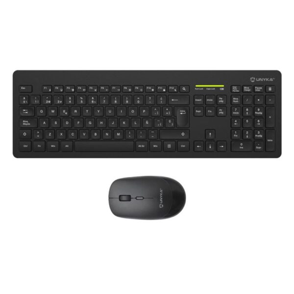 *Teclado + raton unykach mk212 pro slim inalambrico