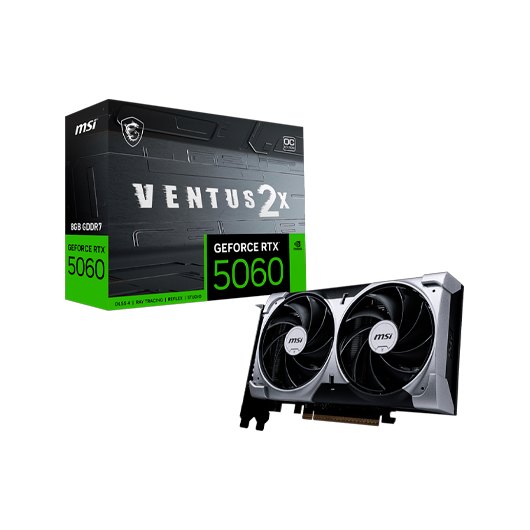 *Tarjeta grafica msi  rtx 5060 8gb ventus 2x oc gddr7