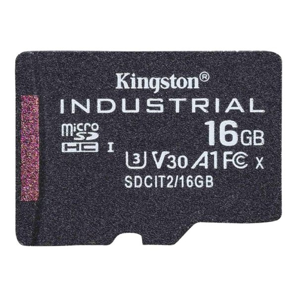 *Tarjeta memoria sdhc 16gb kingston industrial uhs - i cl10