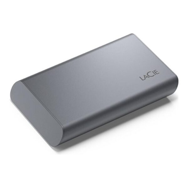 *Disco duro externo ssd lacie mobile secure 2tb usb tipo c gris