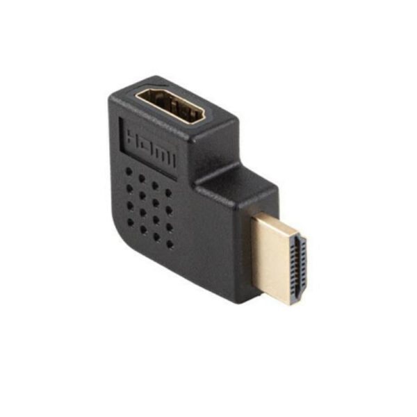 *Adaptador hdmi 4k lanberg macho - hembra angulo izquierda