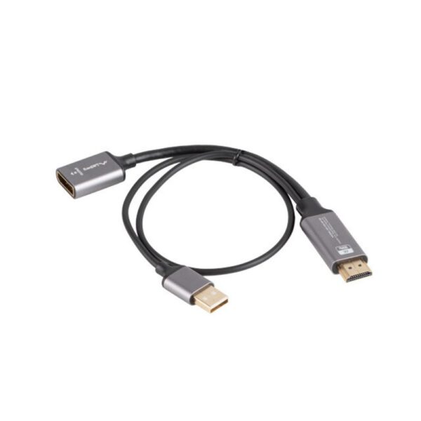 *Adaptador 4k hdmi -  usb tipo a a displayport lanberg 20cm -  macho - hembra