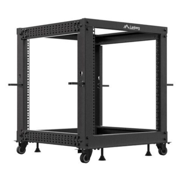 *Armario lanberg abierto rack 19 pulgadas 12u -  600x600 negro
