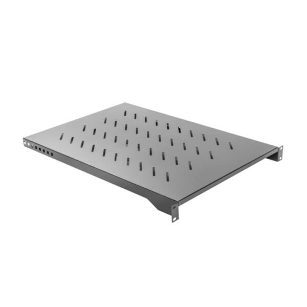*Bandeja lanberg fija 1u 483x750mm hasta 15kg rack de 19 pulgadas negro