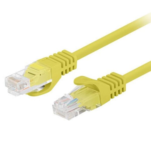 *Cable red lanberg latiguillo cat.6 u - utp 7.5m amarillo fluke passed