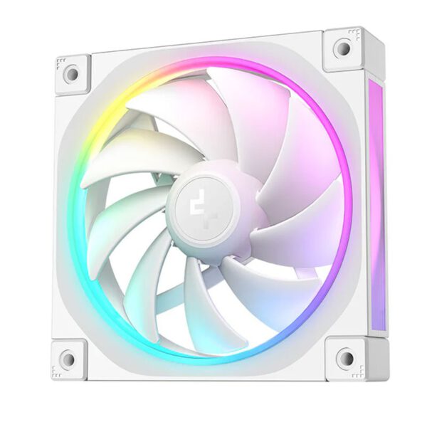 *Ventilador caja deepcool fl12r argb 120mm blanco