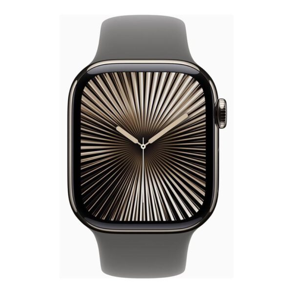 *Smartwatch apple watch series 10 gps + cell 42mm natural titanium m - l