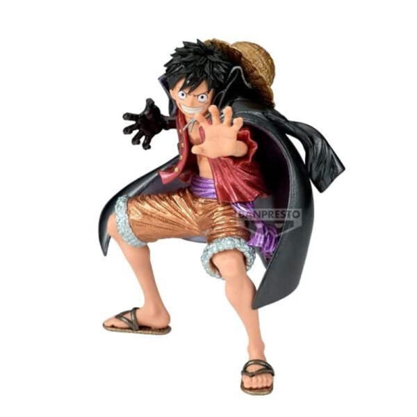 *Figura banpresto one piece king of artist monkey d luffy land of wano ii special ver. 19cm