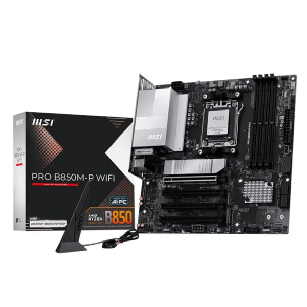 *Placa base msi pro b850m - p wifi am5 matx -  4x ddr5