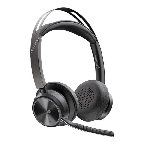*Auriculares poly voyager focus 2 inalambrico negro