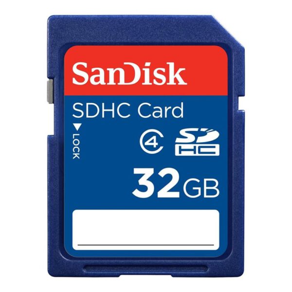 *Tarjeta memoria secure digital sd 32gb sandisk clase 4 sdhc