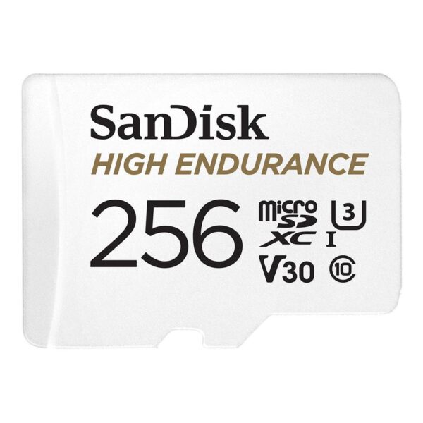 *Tarjeta memoria micro secure digital sdxc sandisk high endurance - 256gb - clase 10 - sdxc