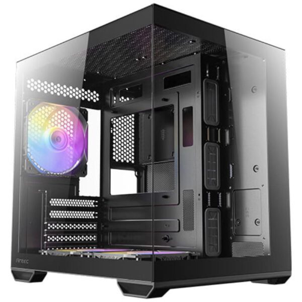 *Caja ordenador gaming antec cx60m matx argb cristal templado negro