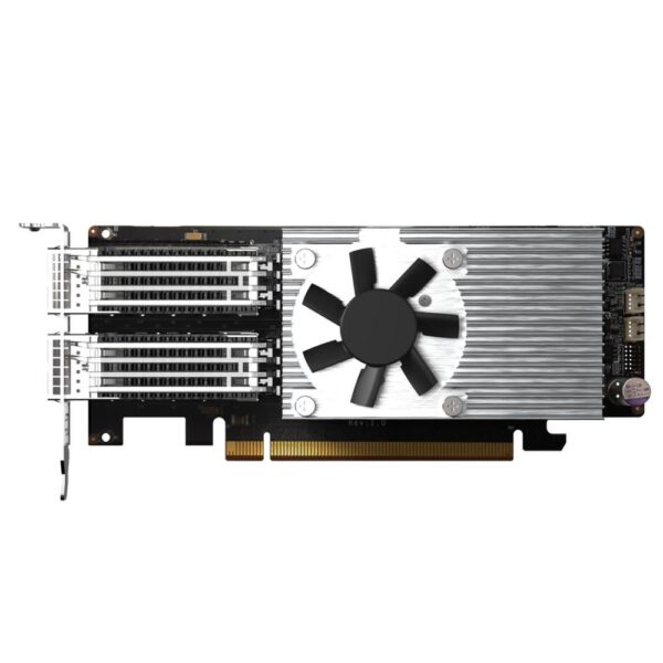 *Tarjeta de red qnap qxg - 100g2sf - e810 2x qsfp28