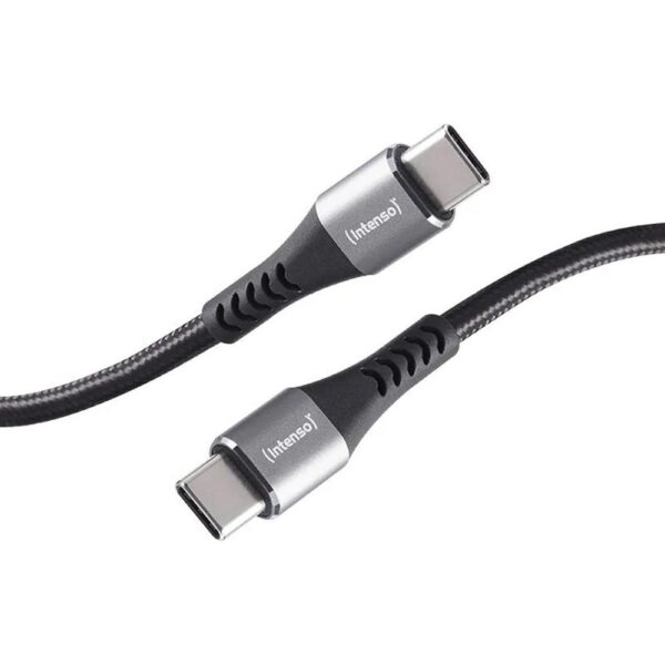 *Cable usb tipo c intenso 1.5m -  macho - macho -  negro