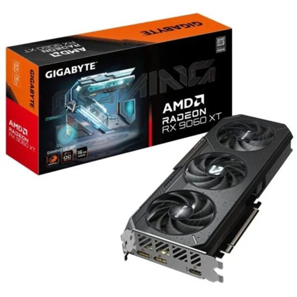 *Tarjeta grafica gigabyte radeon rx 9060 xt gaming oc 16gb gddr6 -  2x dp -  1x hdmi pci express 5.0