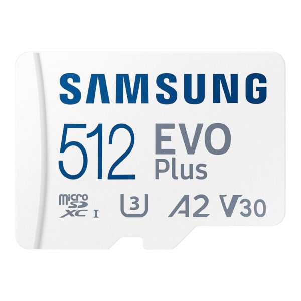 *Tarjeta memoria micro sd samsung microsdxc evo plus 512gb clase 10 + adaptador sd